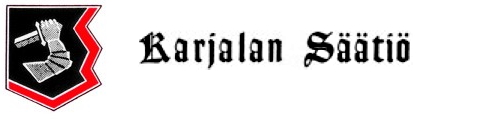 Karjalan Säätiö logo. Linkki vie säätiön kotisivulle